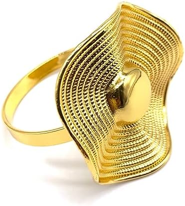 Golden Ribbon Napkin Ring